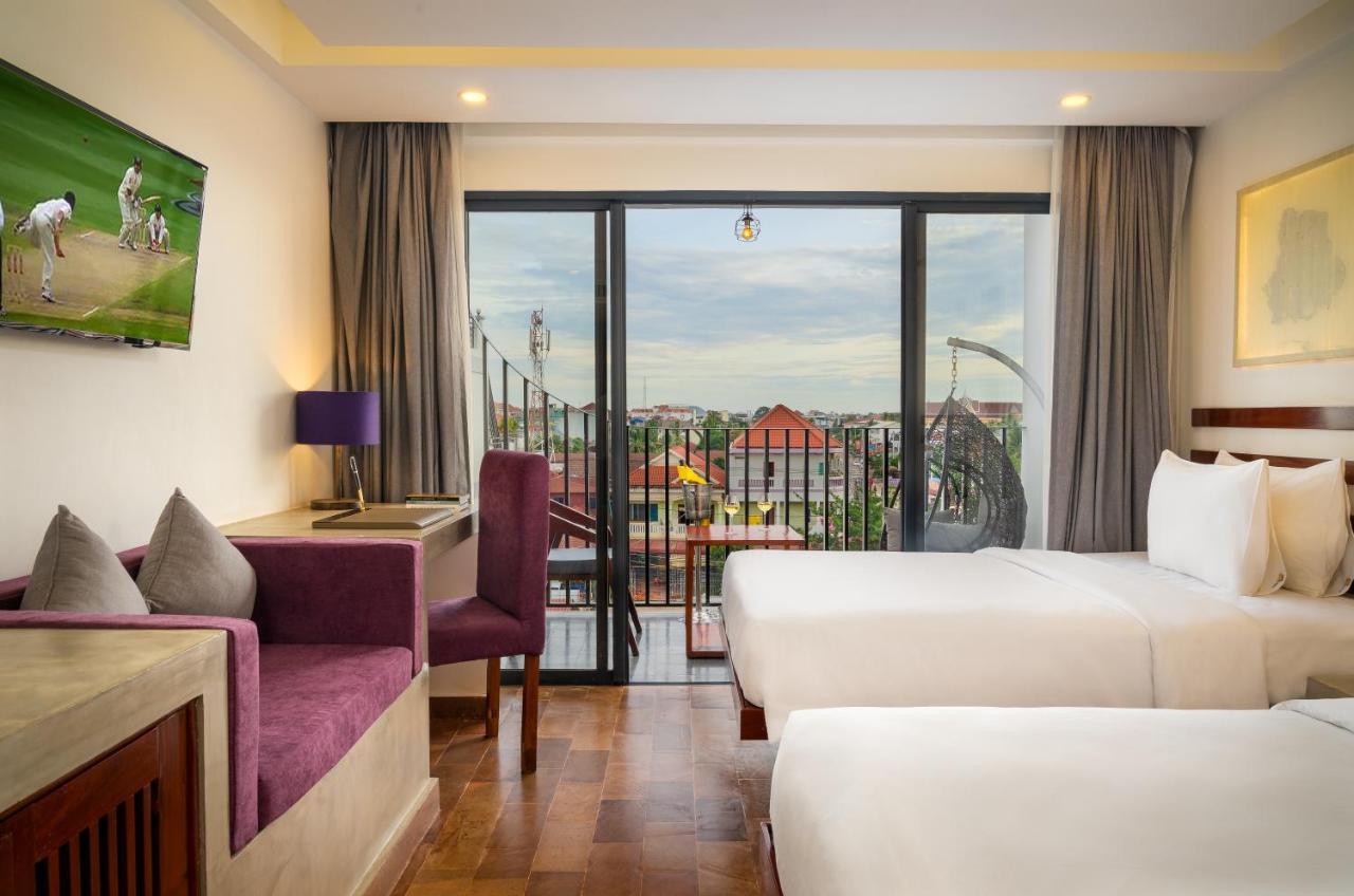 The Thirdfold Residence Siem Reap Extérieur photo Deluxe Room